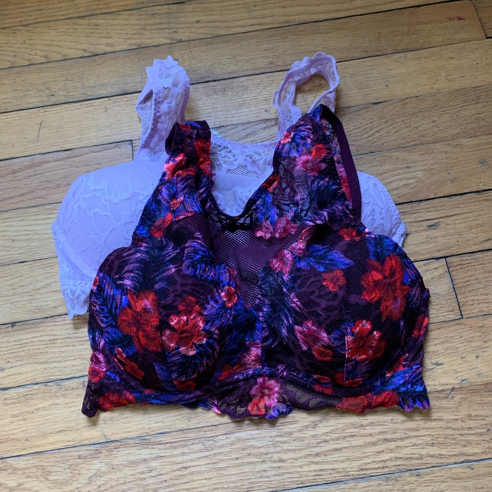 VS Pink High-Neck Bralette Bundle